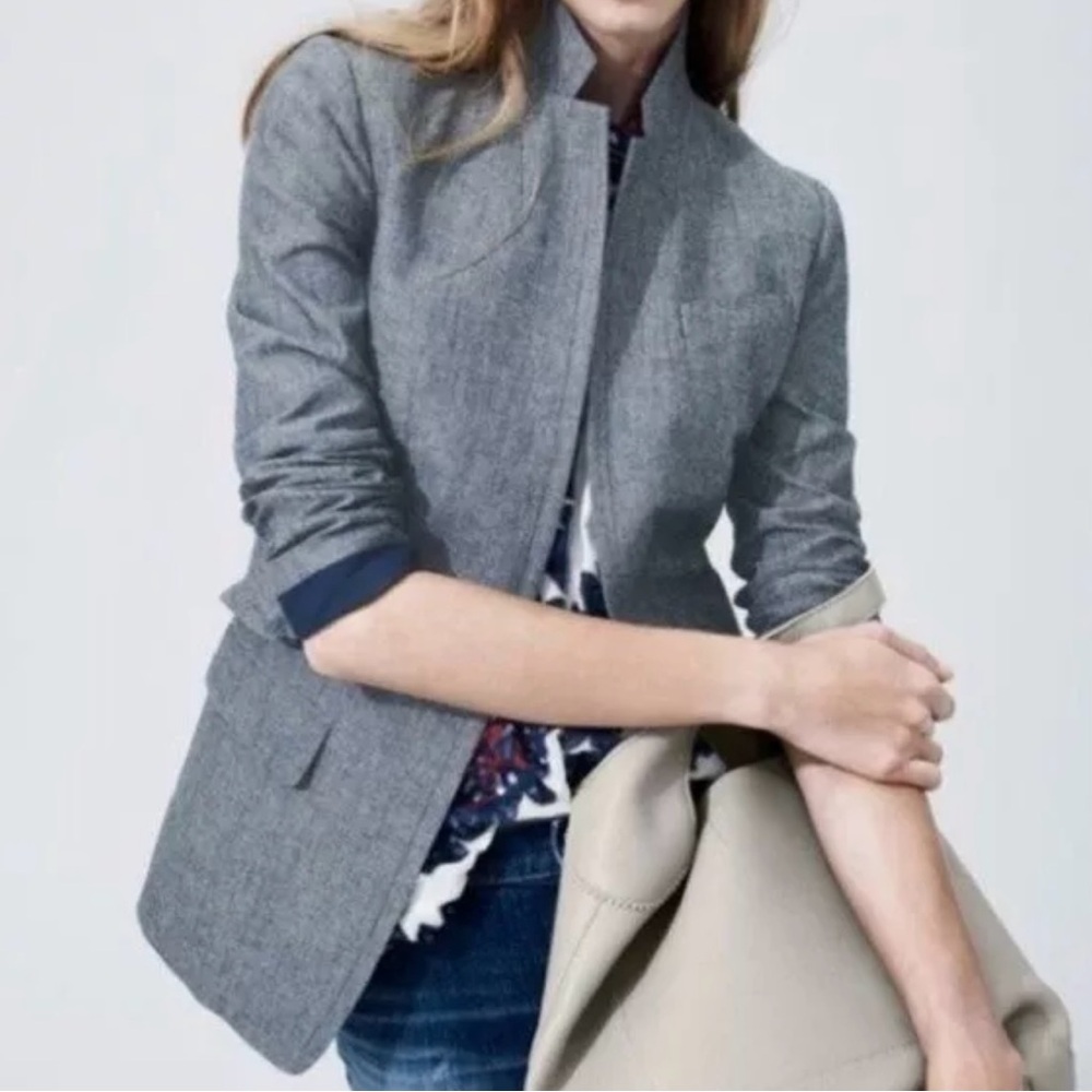 J.Crew “Regent” Chambray Blazer (Style B9318)